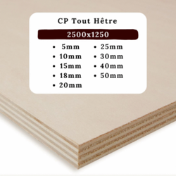 CP TOUT HETRE B/BB 10 MM 250 X 125